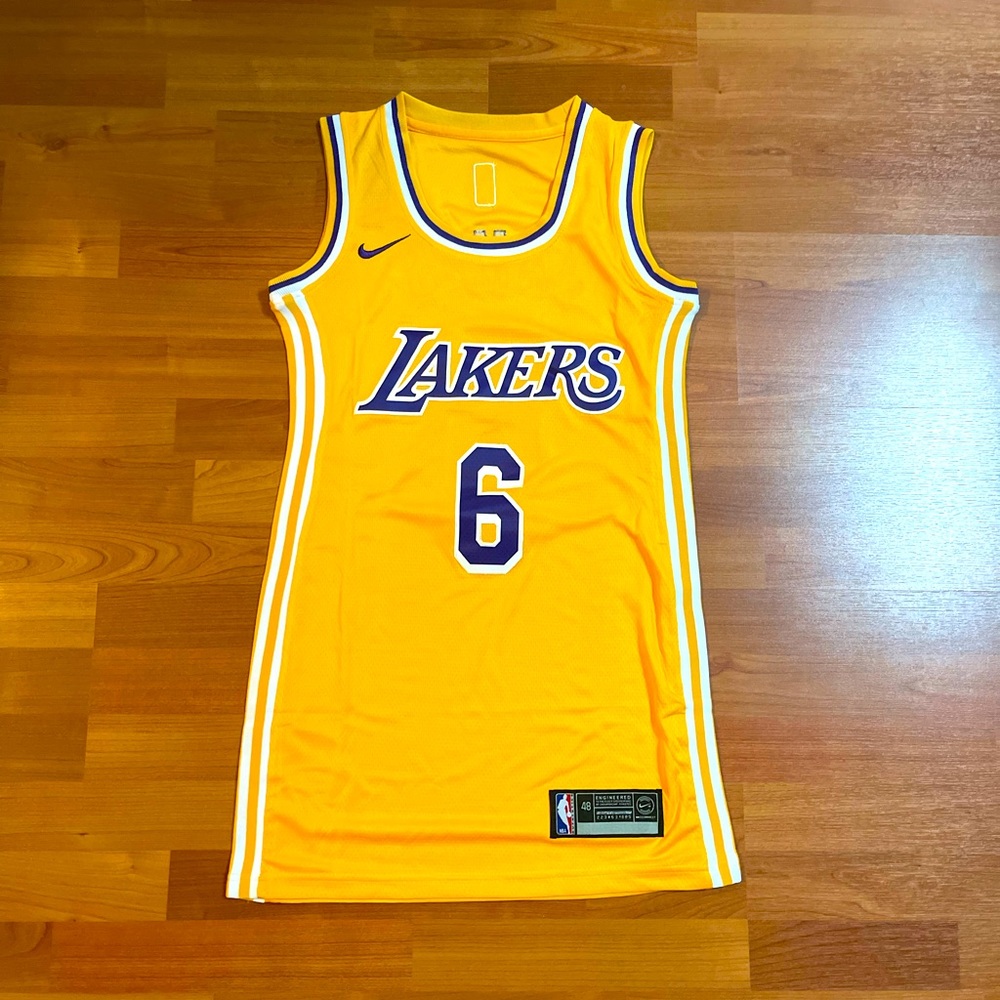 Nike Women's Gold Lakers Mini Dress